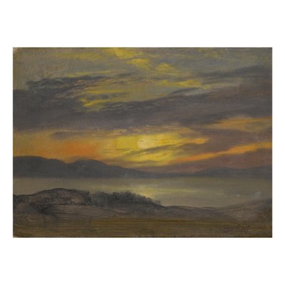 COUCHER DU SOLEIL - Albert Bierstadt