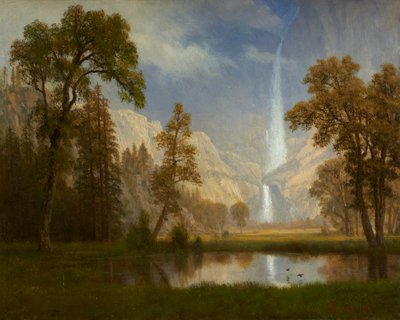 Les chutes du Yosemite - Albert Bierstadt