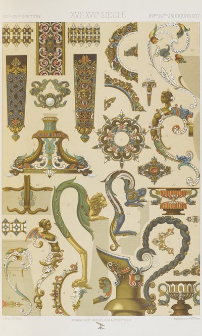 XVIe et XVIIe siècles, planche 62 de 