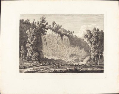 Cascatella Superiore à Tivoli - Albert Christoph Dies