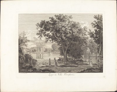 Lac dans la villa Borghese - Albert Christoph Dies