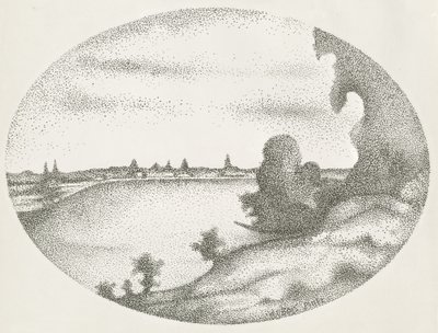 Paysage fluvial - Albert Dubois Pillet