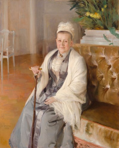 Portrait de Mme Anna Sinebrychoff - Albert Edelfelt