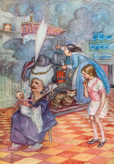 Illustration pour Alice au pays des merveilles - Albert Edward Jackson