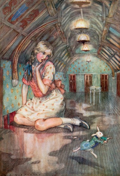 Illustration pour Alice au pays des merveilles - Albert Edward Jackson
