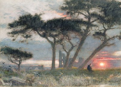 Fin de journée : Cela aurait pu être - Albert Goodwin