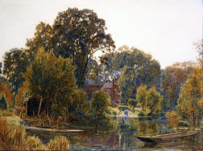 Trembles en automne - Albert Goodwin