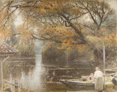 Lueur automnale - Albert Goodwin