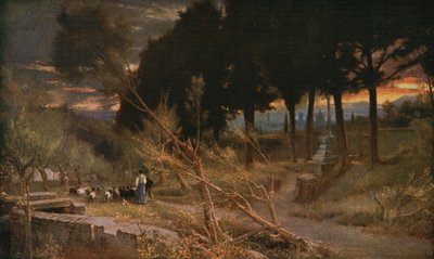 Florence : Soir, 1896, vers 1930 - Albert Goodwin