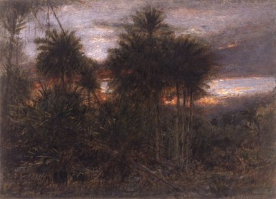 La Jungle, où tous les animaux de la forêt se déplacent - Albert Goodwin