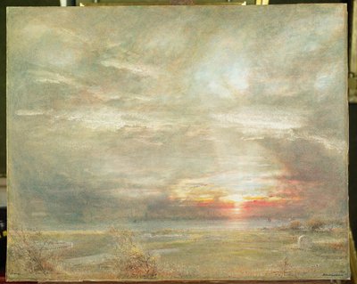 Venise depuis le cimetière hébraïque - Albert Goodwin