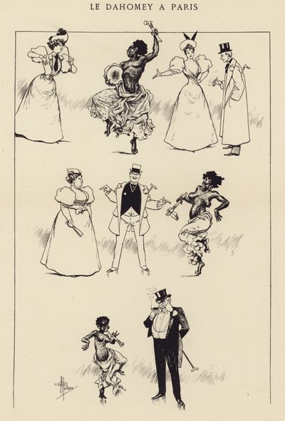 Le Dahomey à Paris - Albert Guillaume