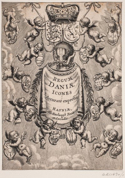 Page de titre de "Regum Daniæ Icones", 1646 - Albert Haelwegh