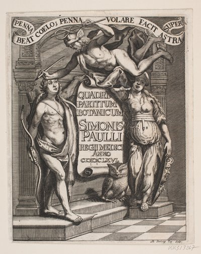 Page de titre de Simon Paulli, "Quadripartitum Botanicum", 1667 - Albert Haelwegh
