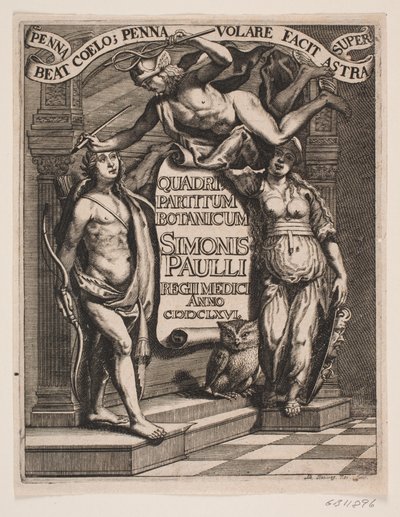 Page de titre de Simon Paulli, "Quadripartitum Botanicum", 1667 - Albert Haelwegh