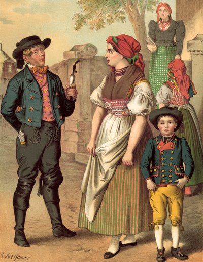 Costume allemand, Bohême, Hayd - Albert Kretschmer