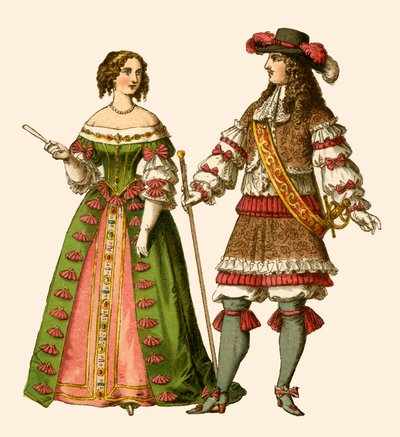 Le roi Louis XIV de France et Marie-Thérèse reine de France - Albert Kretschmer