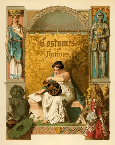 Page de titre pour Les Costumes de Toutes les Nations - Albert Kretschmer