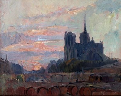 Peinture. Artiste : Albert Lebourg. Localisation : Collection privée, Madrid, Espagne - Albert Lebourg