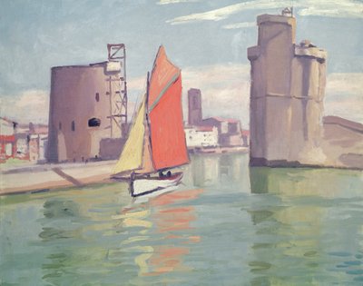 La Rochelle, les deux tours du vieux port vues du port extérieur - Albert Marquet