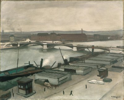 Les quais de Rouen - Albert Marquet