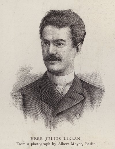 Julius Lieban, chanteur d