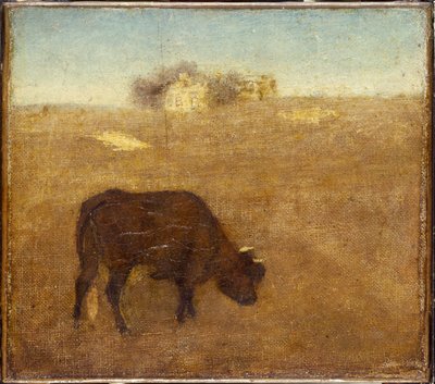 Lueur du Soir, la Vieille Vache Rouge, début à mi-1870s - Albert Pinkham Ryder