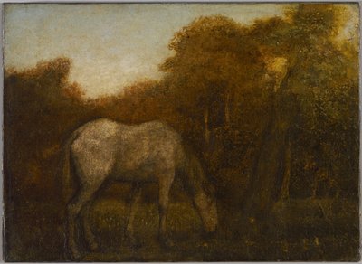 Le Cheval Pâturant, milieu des années 1870 - Albert Pinkham Ryder