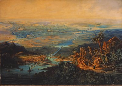 Canal de Suez en novembre 1864 - Albert Rieger