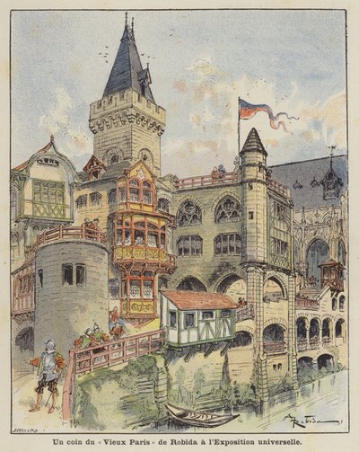 Un coin du Vieux Paris de Robida à l