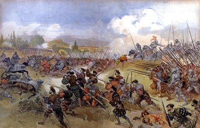 Bataille de Cérisoles entre François Ier et Charles V - Albert Robida