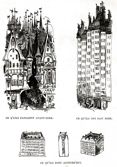 Critique de la laideur des constructions modernes à Paris avec l