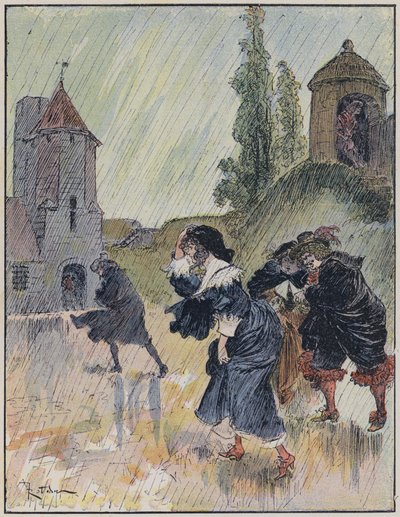 Illustration pour Le Capitaine Bellormeau par et illustré par A. Robida - Albert Robida