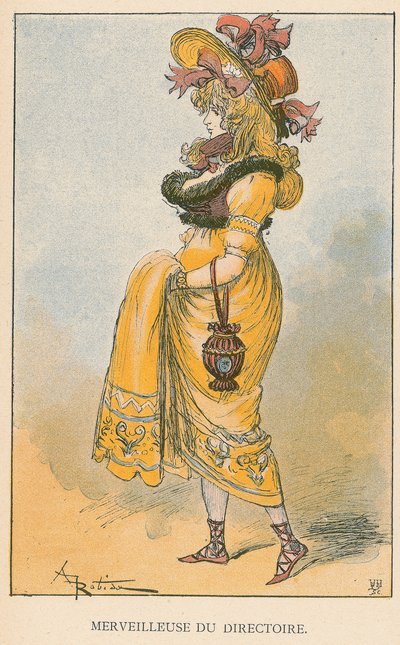 Merveilleuse du Directoire - Albert Robida