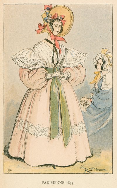 Parisienne, 1835 - Albert Robida