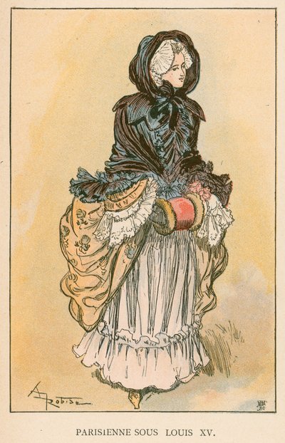 Parisienne sous Louis XV - Albert Robida