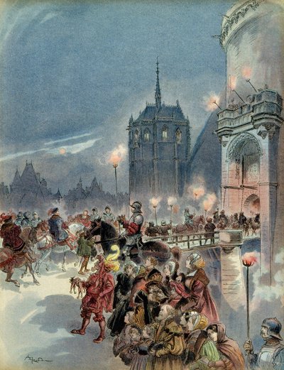 Réception de Charles V - Albert Robida