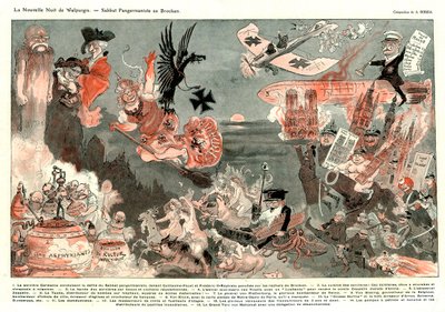 La nouvelle nuit de Walpurgis : Sabbat germanique sur le Brocken - Albert Robida