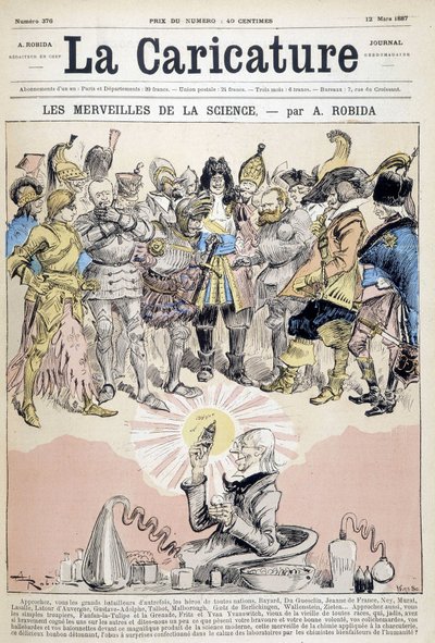 Les merveilles de la science par Robida (chimiste et héros de l