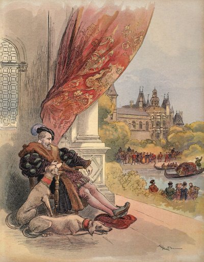 Les derniers jours de François Ier, illustration de 