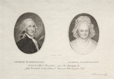 George et Martha Washington - Albert Rosenthal