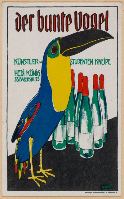 Der bunte Vogel - Albert Weisgerber