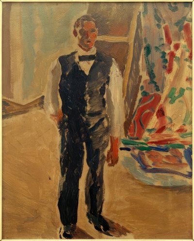 Autoportrait en manches de chemise - Albert Weisgerber