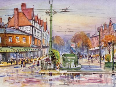 Lytham (lithographie en couleur) - Albert Woods