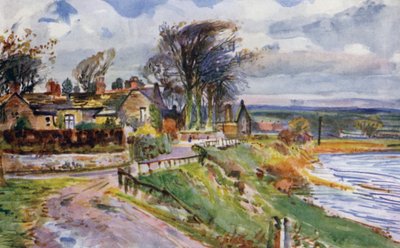 Ribchester (lithographie en couleur) - Albert Woods