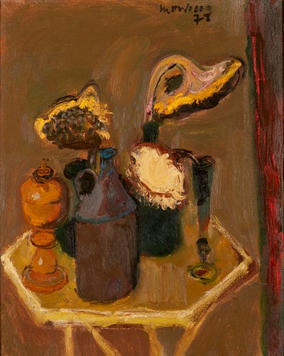 Nature morte avec tournesols - Alberto Morrocco