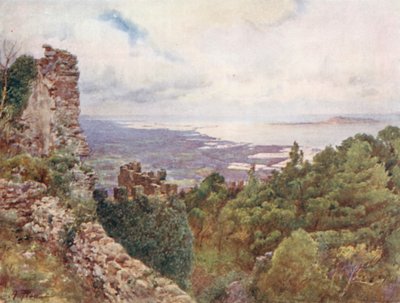 Côte près de Trapani et Île d