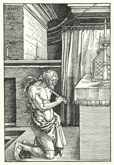 Le roi David faisant pénitence - Albrecht (after) Durer or Duerer