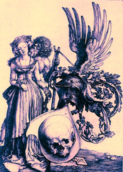 Les Armoiries de la Mort - Albrecht (after) Durer or Duerer