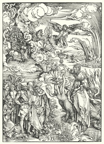 La Prostituée de Babylone - Albrecht (after) Durer or Duerer